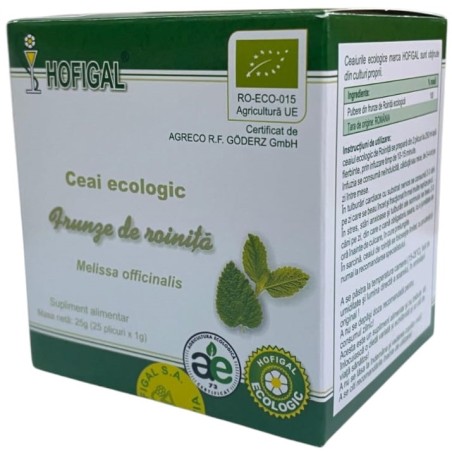 Ceai ecologic de roiniță - pentru sanatatea sistemului nervos central