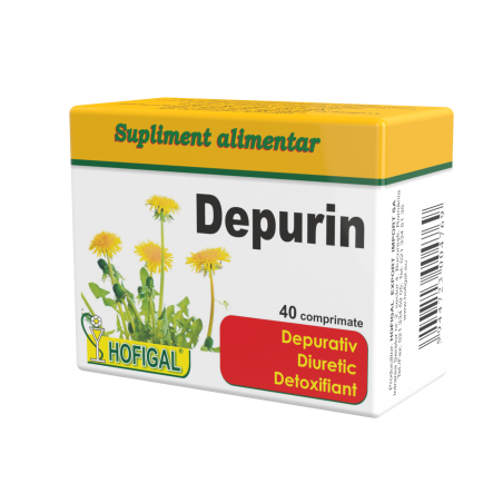 Depurin 40 compr. sustine detoxifierea organismului