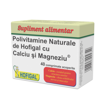 Polivitamine  naturale de Hofigal cu Ca și Mg