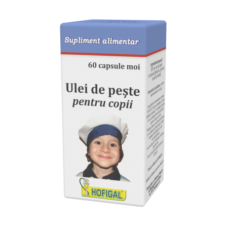 Ulei de peste pentru copii - 60 capsule moi