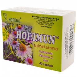 Hof.Imun 40 caps. sustine sanatatea sistemului imunitar